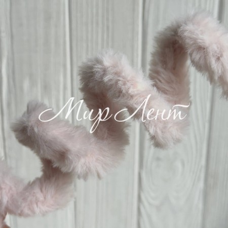 Плюшевая проволока (C10003), 20ммх100 см, ванильная, упаковка 5 шт.