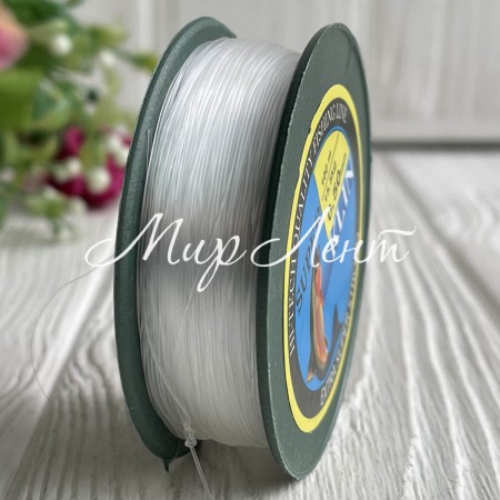 Волосінь (мононить), 0,5 мм, прозора, рулон 100 м
