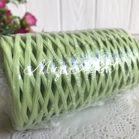 Рафия декоративная, 3 мм, светло-салатовый, моток 50 г