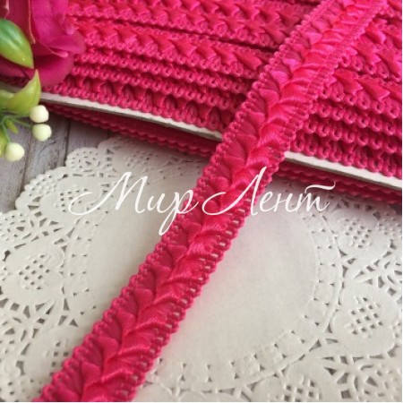 Тесьма самоса, 1,8 см, малиновый, моток 18 м