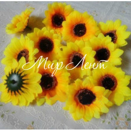 Бутон подсолнуха (средний), 7 см, упаковка 100 шт.