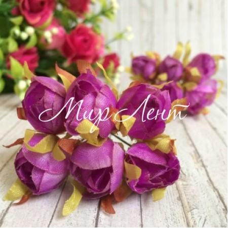 Тюльпан, 2 см, фіолетовий, упаковка 10 пучків