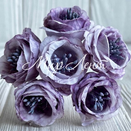 Гардения, 3,5 см, лавандовая, упаковка 48 шт.