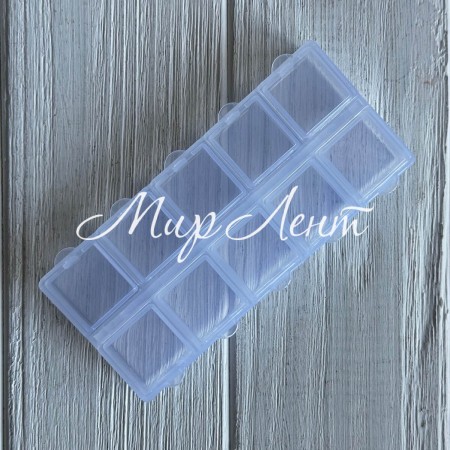 Органайзер прямокутний (H00898), розмір 13.2х6х1.9 см, шт.