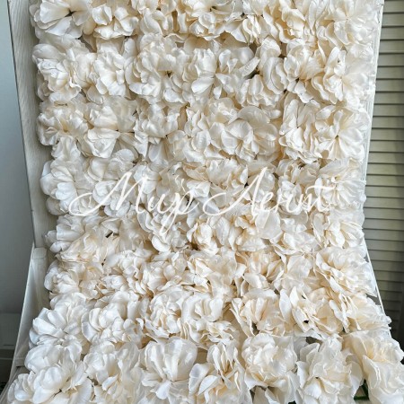 Цветочный коврик с цветами азалии, 40х60 см, ванильный, шт.