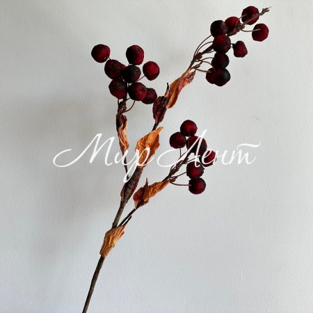 Гілка глоду, 88 см, бордова, шт.