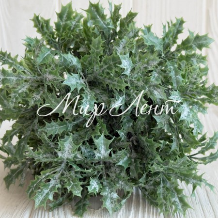 Букет остролиста (С30661), 32 см, зеленый, букет з 5 шт.