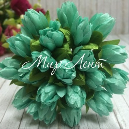 Пролісок, 2 см, тіфані, пучок з 20 квіточок