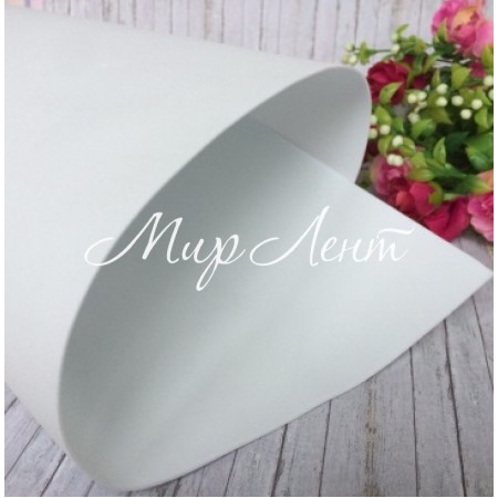 Фоамиран, 1 мм, белый, 50 х 50 см, упаковка 10 шт.