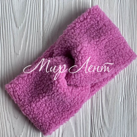 Повязка барашек, 12х23 см, темно-розовый, шт.