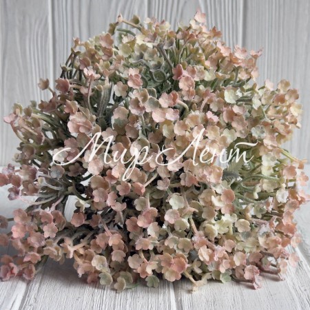 Гілка лімоніума (С30485), 30 см, персикова, шт.