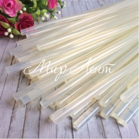 Термоклей 7 мм (Тайвань), 27 см, упаковка 1 кг (87-88 шт.)