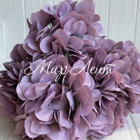 Букет гортензії (С30469), 48 см, баклажановий, шт.