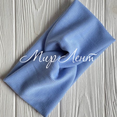 Повязка рубчик, 21х10 см, голубой, шт.