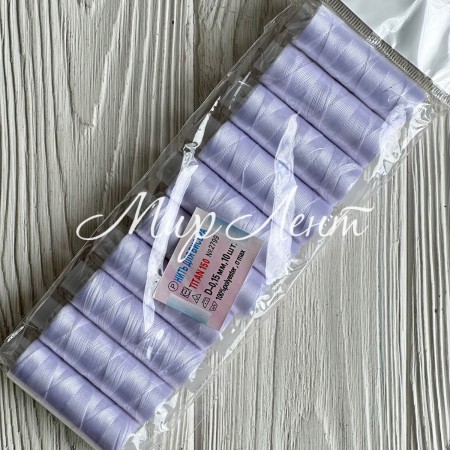 Нитка для бісеру Titan, D-0,15 мм, біла, упаковка 10 шт.