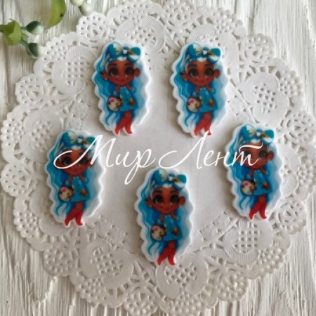 Кабошон Hairdorables, 3,5 см, с красками, упаковка 25 шт.