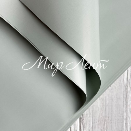 Пленка для цветов однотонная (J00325), оливково-серый, 57х57 см, упаковка 20 шт.