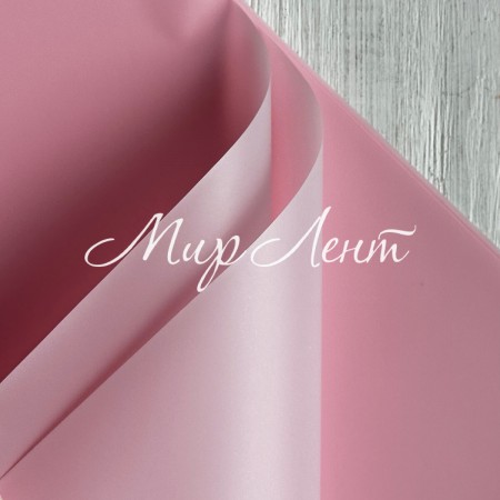 Калька однотонна матова, 57х57 см, рожева, упаковка 20 шт.