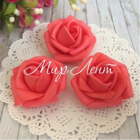 Бутон розы, 4 см, алый, упаковка 200 шт.