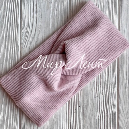 Повязка ангора рубчик New, 11х21 см, нежно-розовая, шт.