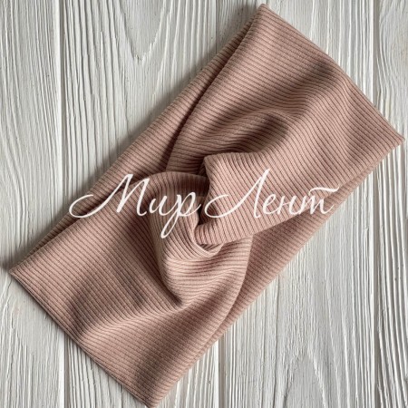 Повязка рубчик, 21х10 см, кофейный, шт.