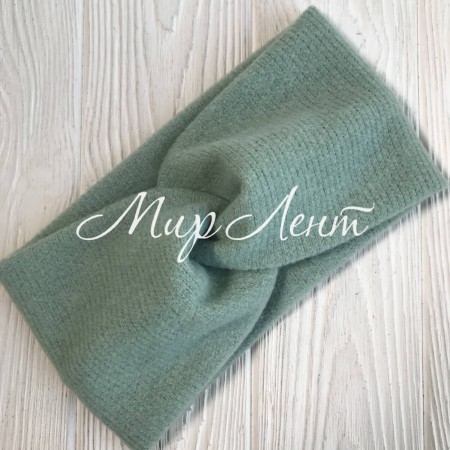 Повязка ангора рубчик, 11х21 см, мятна, шт.
