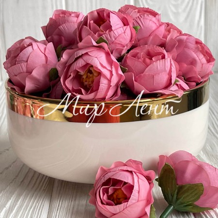 Бутон пиона, 4 см, пудровый, упаковка 20 шт.