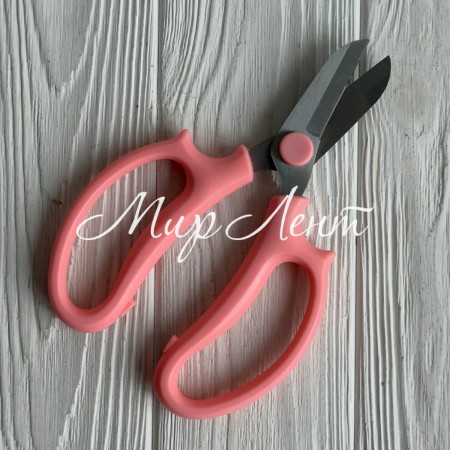 Ножницы флористические (T00560), 15,5 см, розовые, шт.