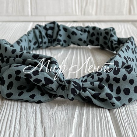 Повязка софт солоха леопард, 25 см, голубо-серая, шт.