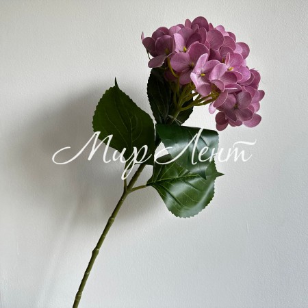 Гілка гортензії (С30542), 66 см, рожево-бузкова, шт.