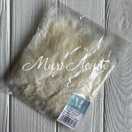 Перья (D30201), молочное, 10-13 см, упаковка 100 шт.