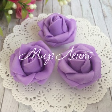 Бутон розы, 4 см, лиловый, упаковка 200 шт.