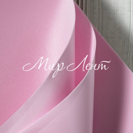 Фоамиран флористичнский с перламутром (J00417), 58х58 см, светло-розовый, упаковка 5 шт. 