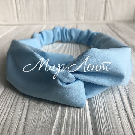 Повязка-переплет тканевая однотонная, 25 см, светло-бирюзовый, шт.