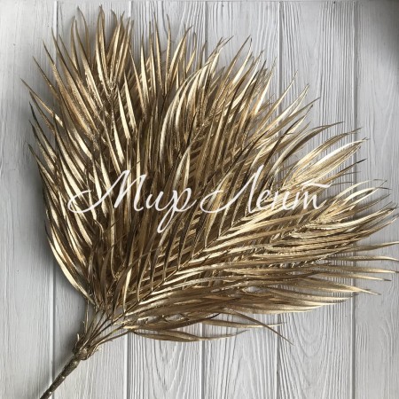 Пальмова гілка, 50 см, золото, шт.