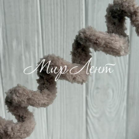 Плюшевая проволока (C10001), 20ммх100 см, мокко, упаковка 5 шт.