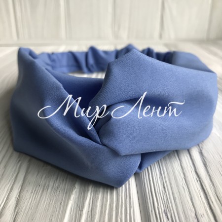 Повязка-переплет тканевая однотонная, 25 см, небесно-голубой, шт.