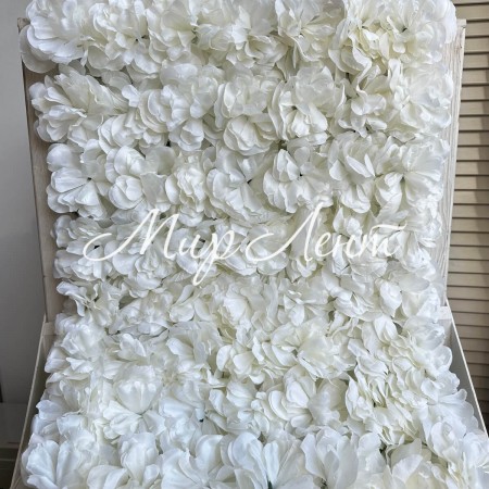 Квітковий коврик з квітами азалії, 40х60 см, айворі, шт.