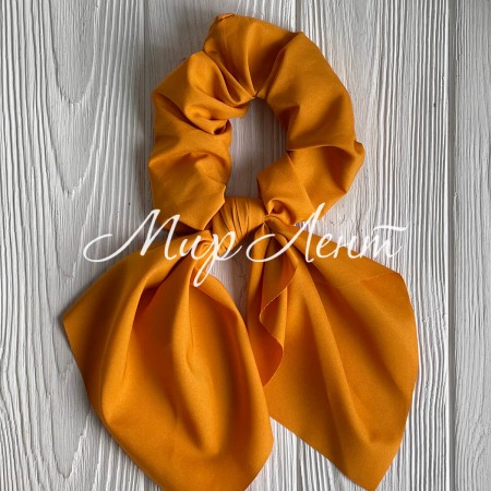 Резинка Твилли однотонная, 30 см, горчичный, шт.