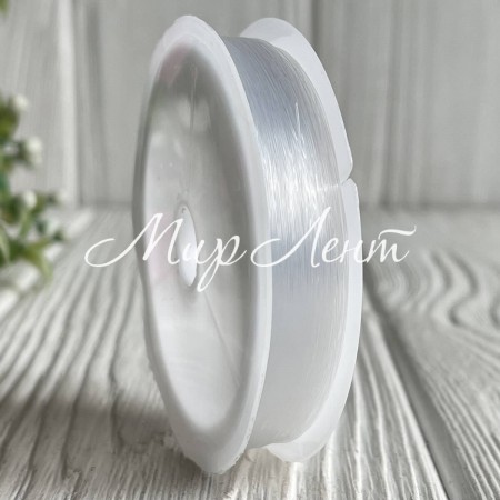 Силиконовая нить, 0,25 мм, прозрачная, упаковка 12 р.