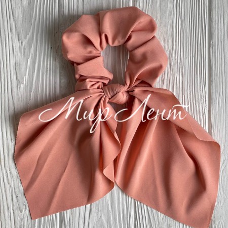 Резинка Твилли однотонная, 30 см, темно-персиковый, шт.