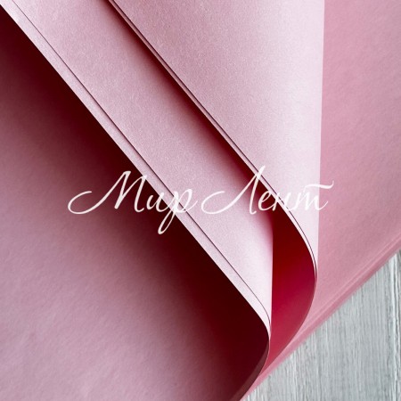 Бумага плотная в листах, 58х58 см, розовый, упаковка 10 шт.