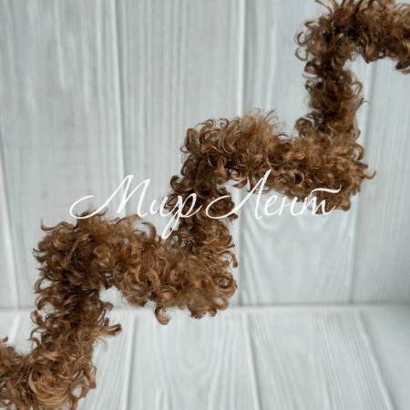 Плюшевая проволока (C10002), 15ммх100 см, шоколадная, упаковка 5 шт.