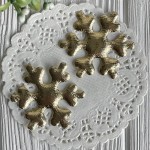 Аппликация снежинка