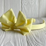 Обруч софт бант однотонный