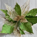 Пуансеттия бархатная С30258