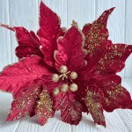 Пуансеттия бархатная С30257