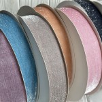 Лента велюр с перламутром