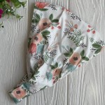 Бандана котоновая с цветами