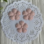 Аппликация тканевая в сеточку